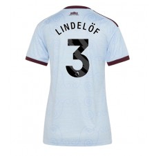 Aston Villa Victor Lindelof #3 Tredjedrakt Kvinner 2026-27 Kortermet